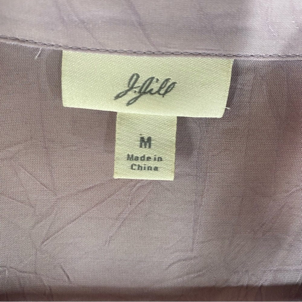 J.JILL Light Purple Embroidered Blouse Size Medium
100 Rayon - Picture 4 of 9